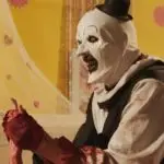 David Howard Thornton in Terrifier 2 (Signature Entertainment)