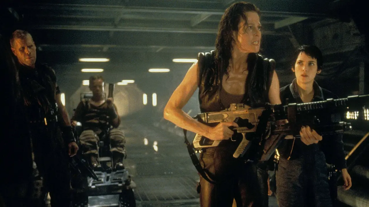 Photo from Alien: Resurrection (1997) featuring a key scene from the movie, produced by Twentieth Century Fox