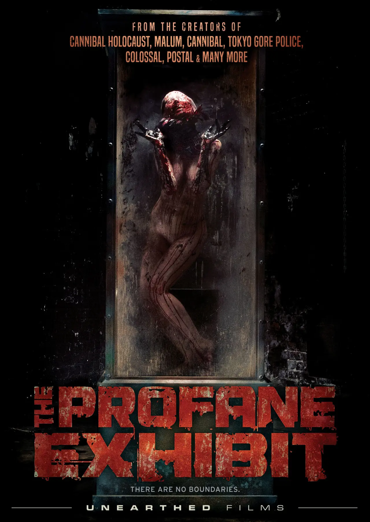 *The Profane Exhibit* poster from 2013, released by Unearthed Films