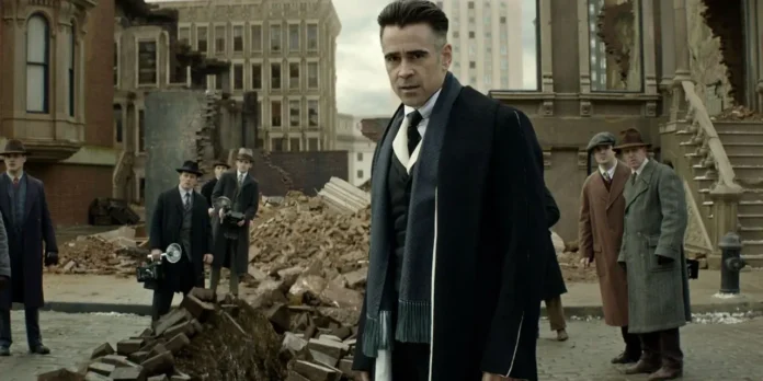 Colin Farrell as Grindelwald in Fantastic Beasts and Where to Find Them (2016) - Warner Bros.