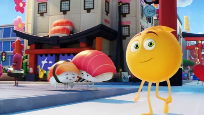 Photo from The Emoji Movie (2017) starring T.J. Miller, James Corden, and Anna Faris - Columbia Pictures, via Filmdb.co.uk