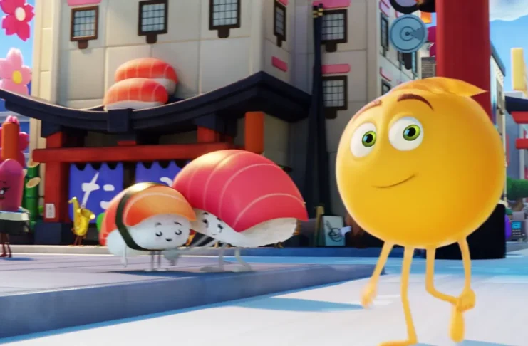 Photo from The Emoji Movie (2017) starring T.J. Miller, James Corden, and Anna Faris - Columbia Pictures, via Filmdb.co.uk