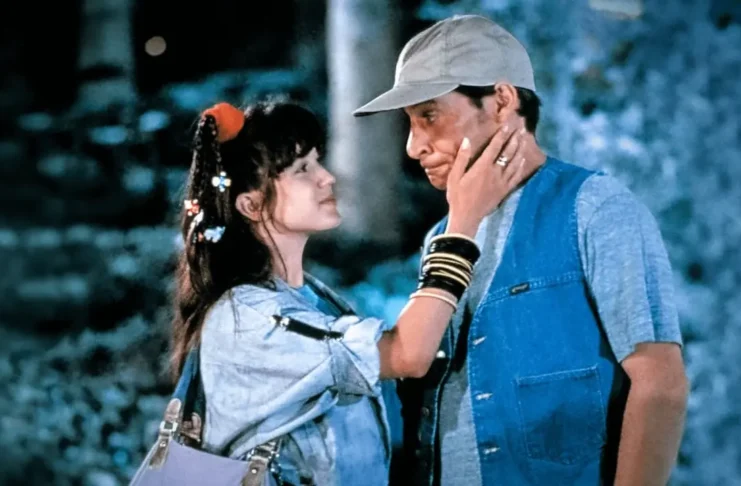 Photo from Ernest Saves Christmas (1988) starring Jim Varney, Noelle Parker, and Douglas Seale, produced by Touchline.