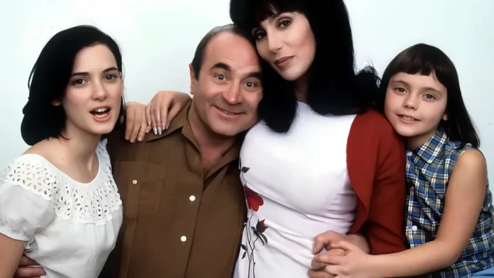 Photo from Mermaids (1990) starring Cher, Winona Ryder, and Christina Ricci, produced by Orion Pictures.