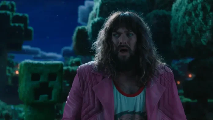 "A Minecraft Movie (2025) starring Jack Black and Jason Momoa, a Warner Bros production.