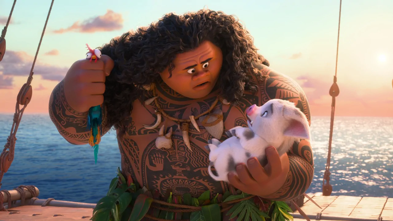 Moana 2 (2024) starring Auli'i Cravalho, Dwayne Johnson, and Hualalai Chung - Walt Disney Pictures